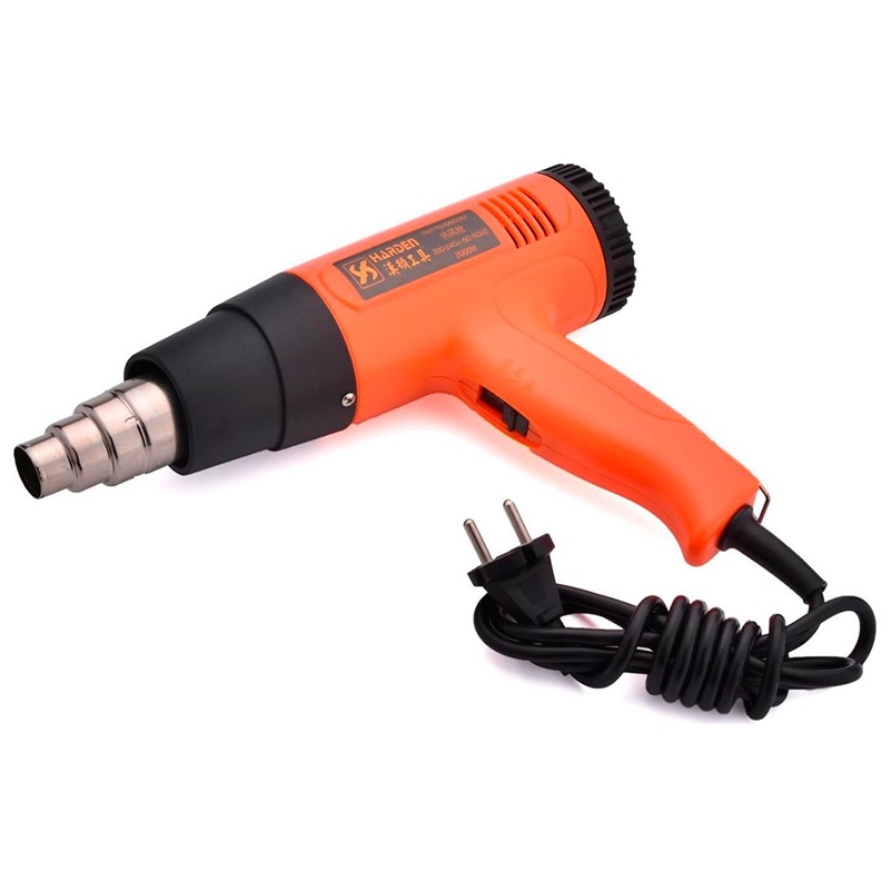 660361 PISTOLA CALOR REGULABLE TEMP 2 VELOC 1500W HARDEN 2