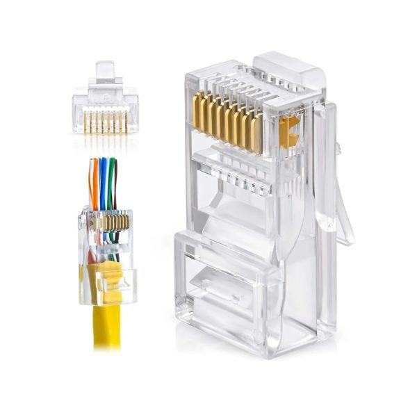 Plug RJ-45 Cat5e Plástico Xcord