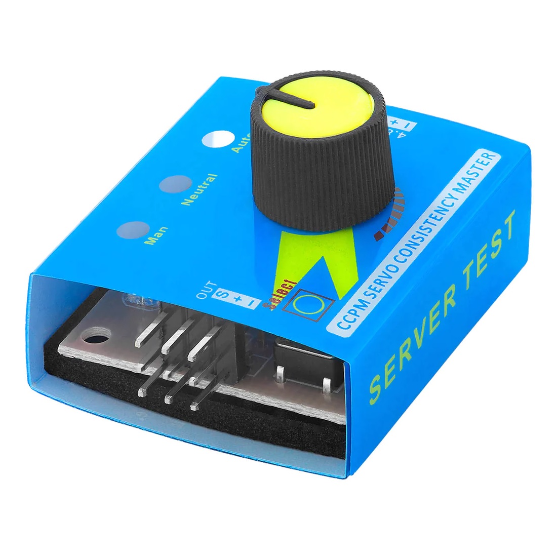 NA163 TESTER SERVO MOTOR GEAR CCPM