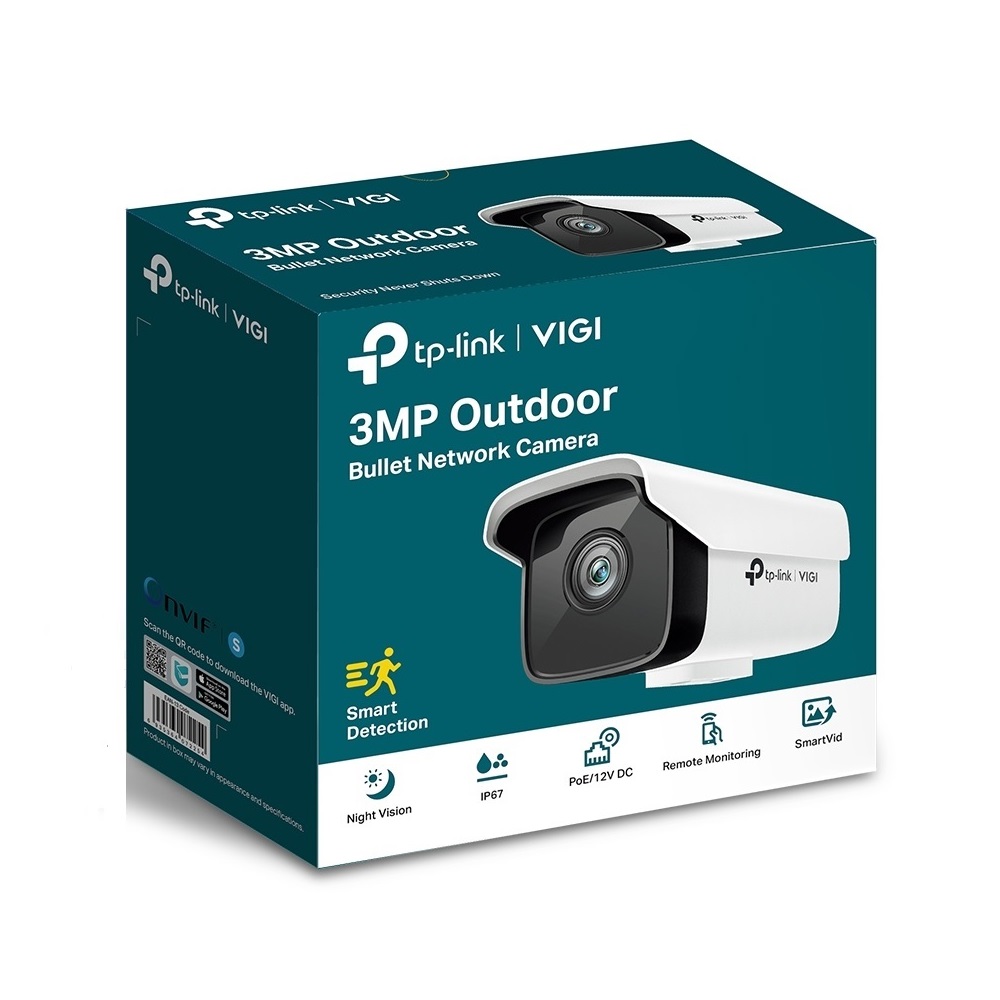 VIGIC300HP4 CAMARA POE EXTERIOR 3MP SMART TP-LINK